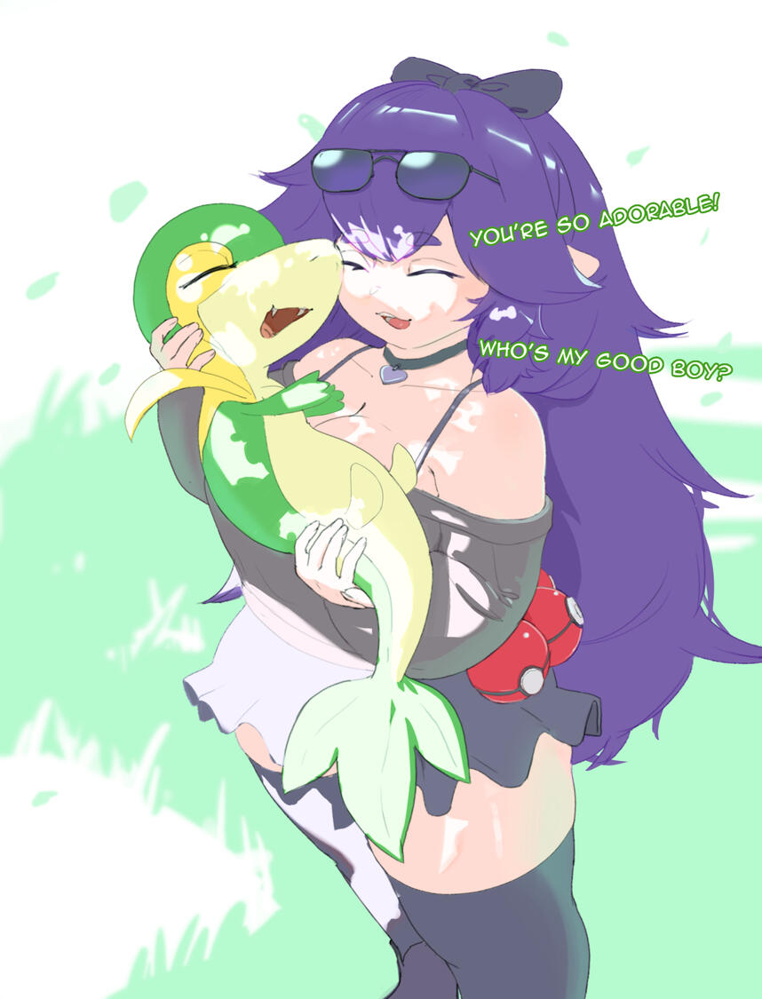 Gen 5 was a great time to be alive! Look at Lily and her favorite grass snake!