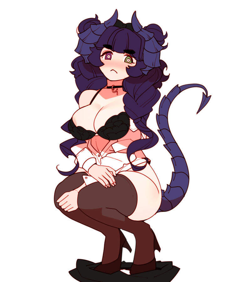"I'm not taking the rest of this off, I hope you know that." She lost a bet, the bumbling buffoon.