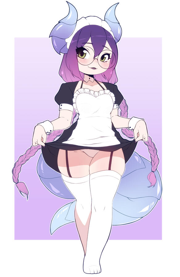 "At your service, milord~!" Lillith makes for a great maid! She can get your laundry done for you WHILE looking cute!